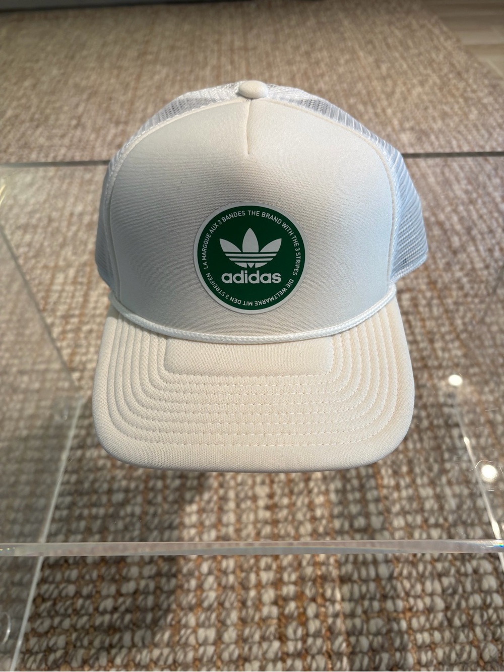 adidas Dispatch 2.0 Cream Mesh Trucker Hat